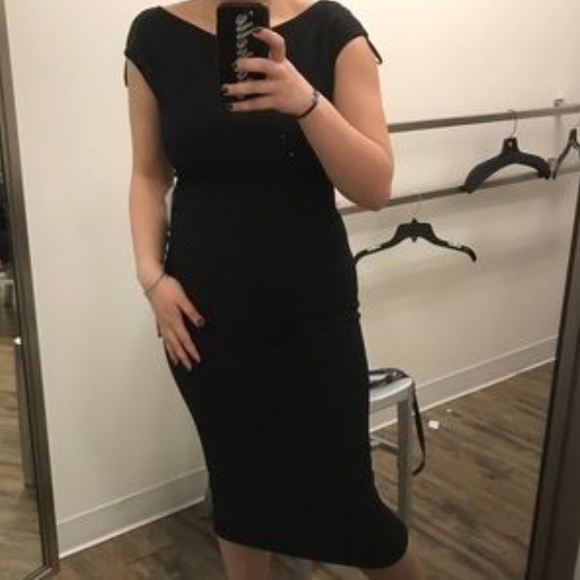 Diane Von Furstenberg Dresses & Skirts - DVF Black Midi Dress